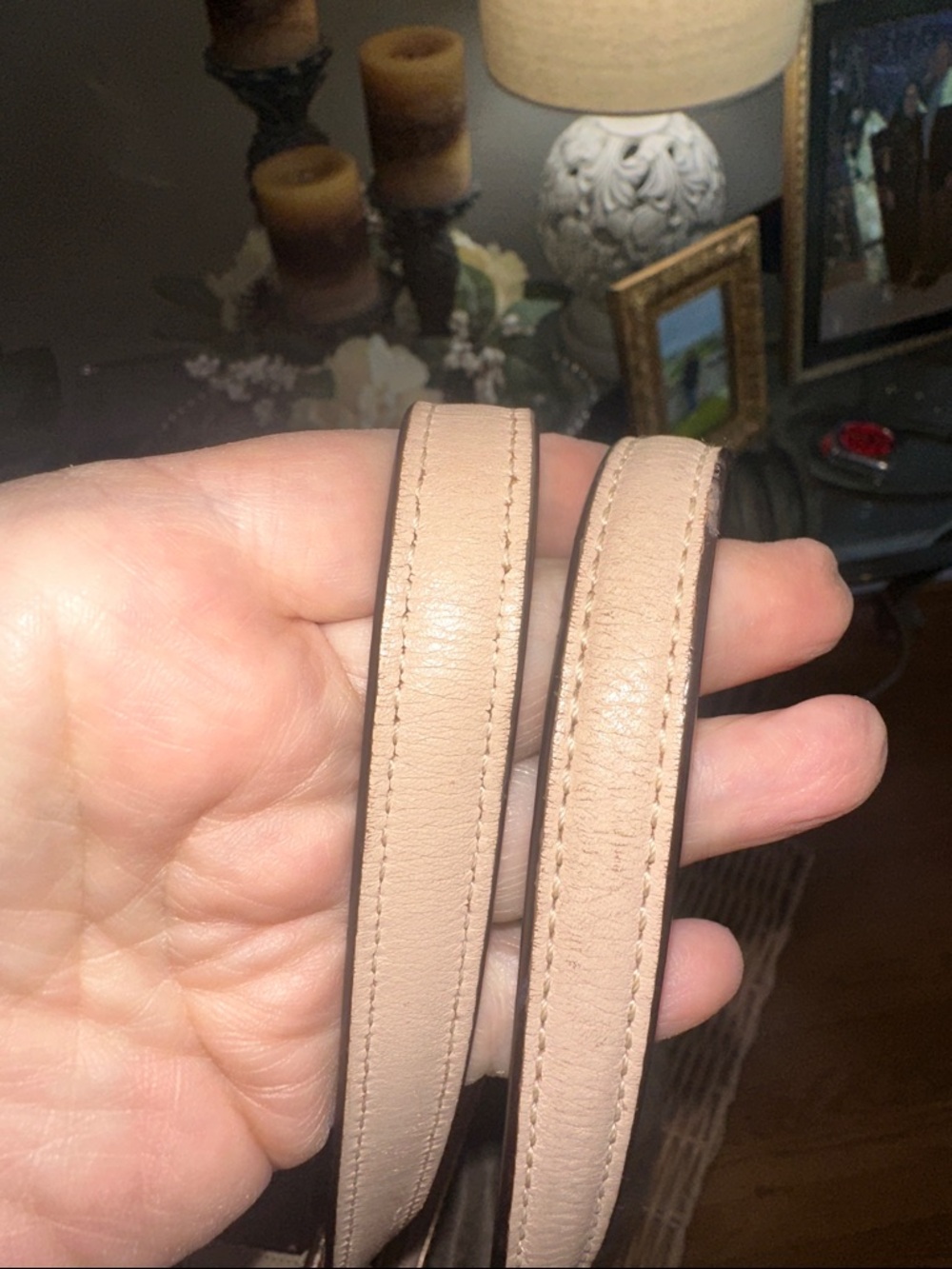 Michael Kors  Gold Embossed MK Signature Tote excellent condition - Picture 3 of 13